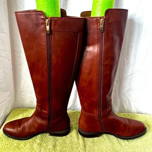 Franco Sarto Women's Sz 7m Giselle Wide Calf Knee High Boot EUC